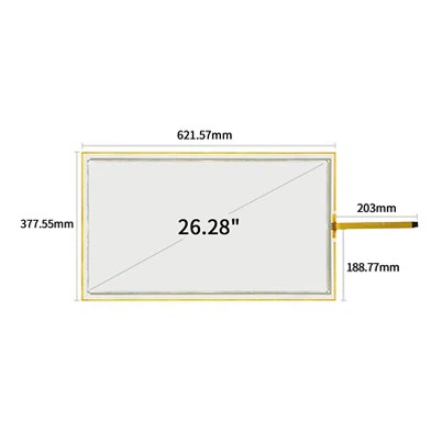 26,28 tommer 3M berøringsskærm 98-0003-3647-3